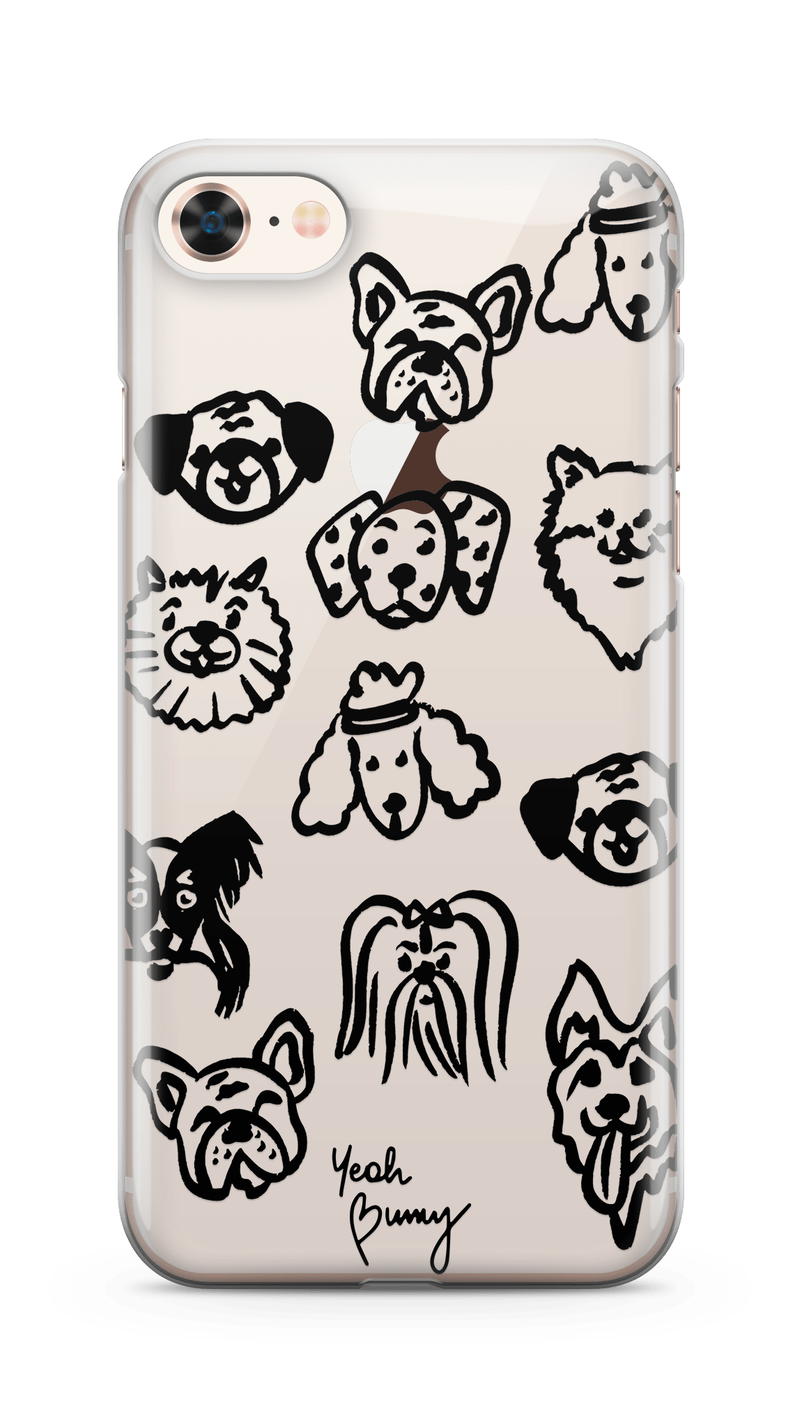 Case - Case - Sketch Puppies - iPhone 8/7/6 / SE2