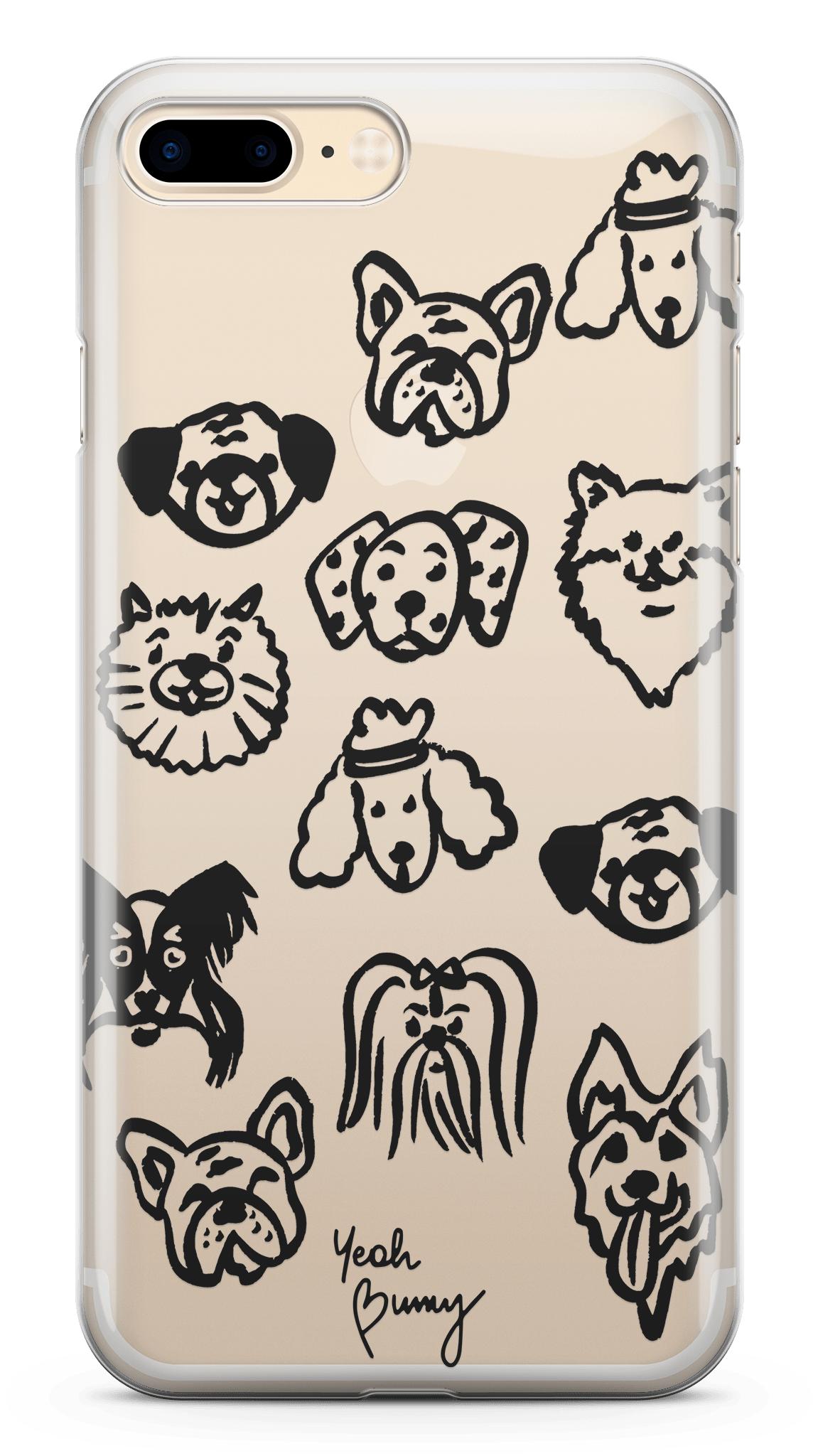 Case - Case - Sketch Puppies - iPhone 8/7 PLUS