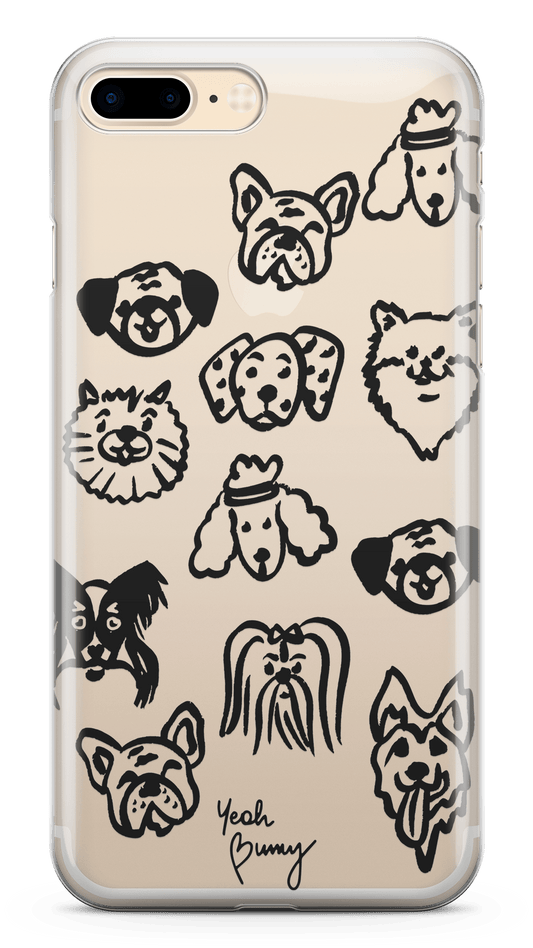 Case - Case - Sketch Puppies - iPhone 8/7 PLUS