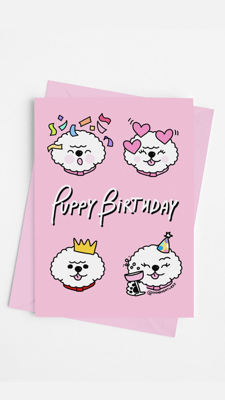 Card - Puppy Birthday