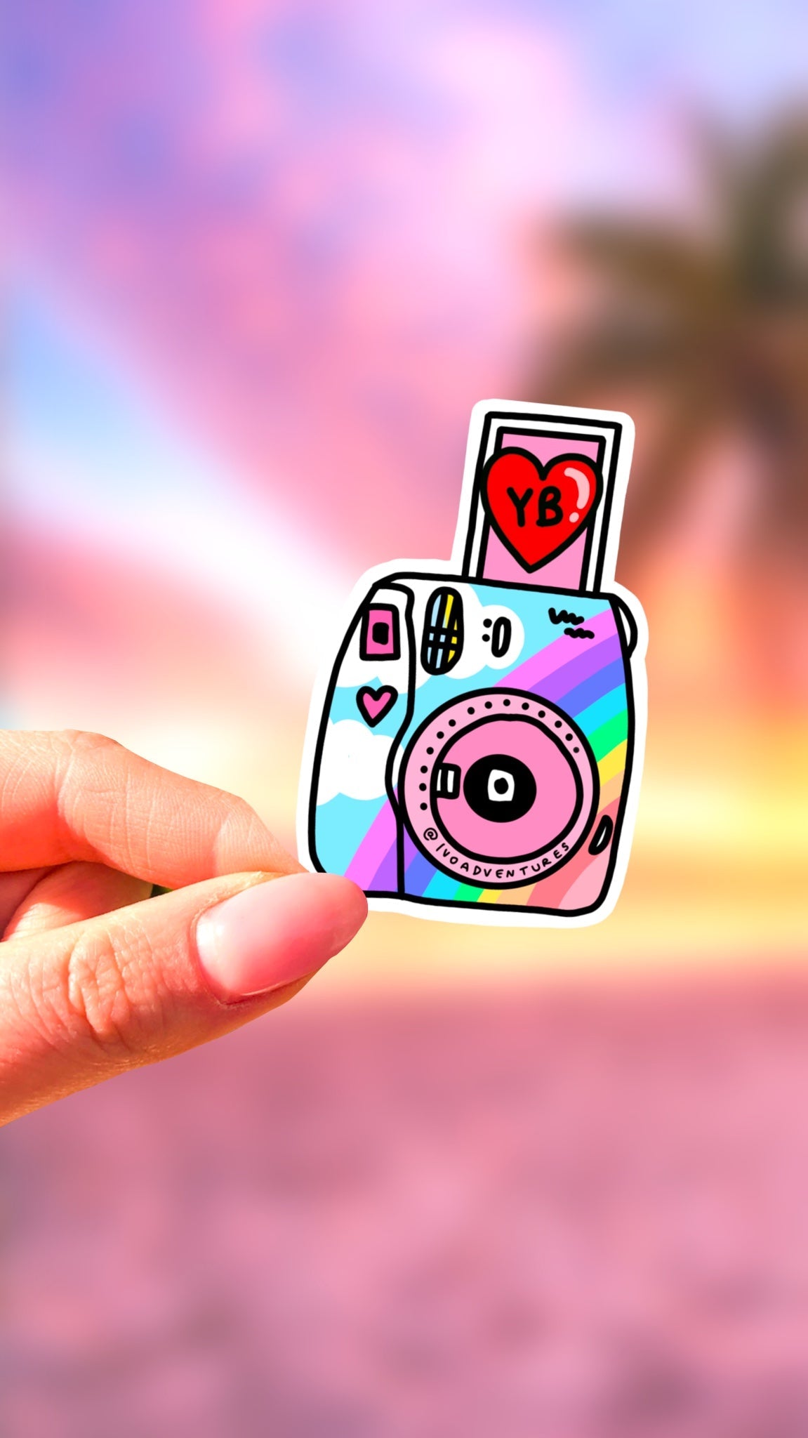 Sticker - Rainbow Camera