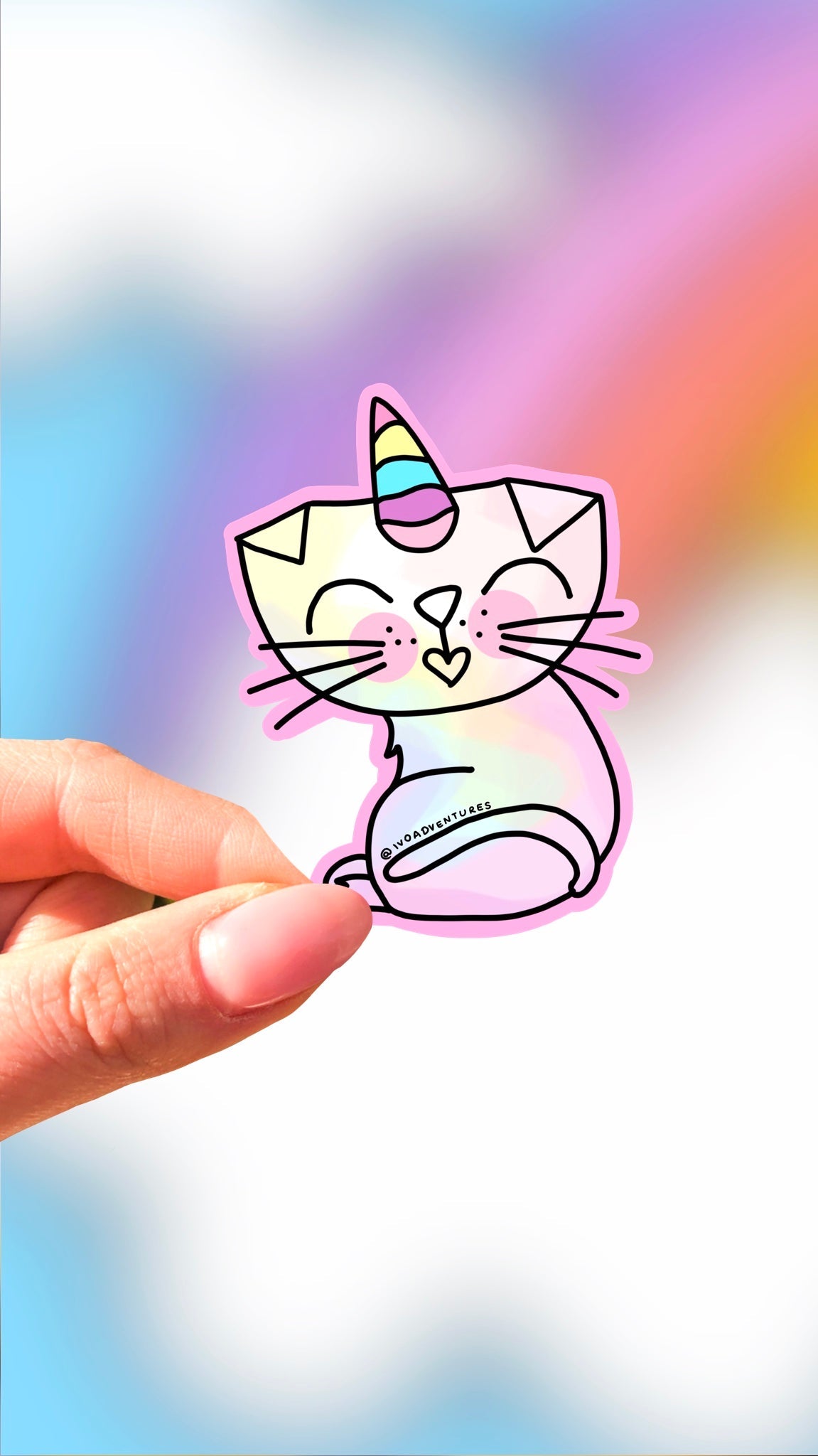 Sticker - Unicorn Kitten