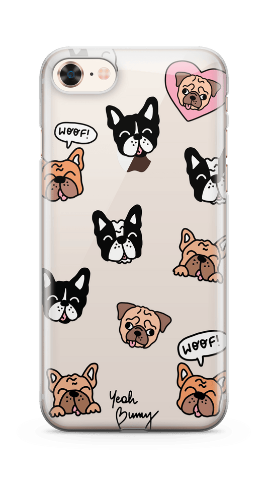 Case - Case - Flat Puppies - iPhone 8/7/6 / SE2