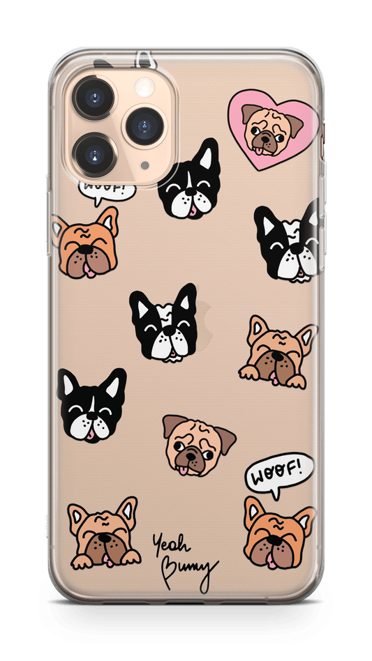 Case - Case - Flat Puppies - iPhone 11 Pro