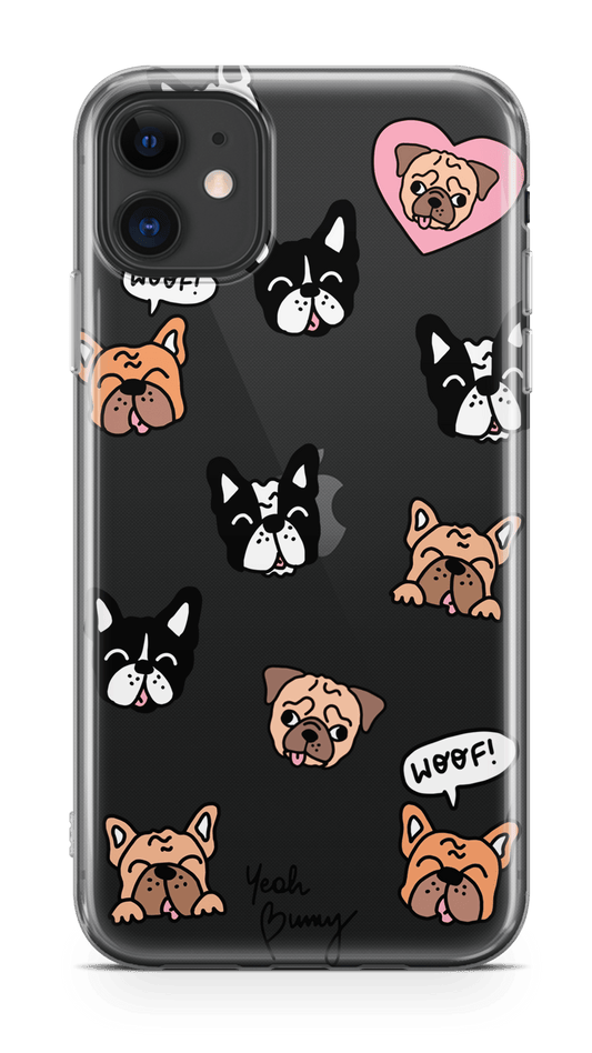 Case - Case - Flat Puppies - iPhone 12