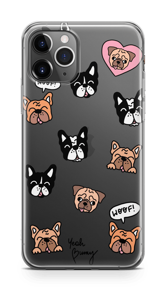 Case - Case - Flat Puppies - iPhone 12 Pro