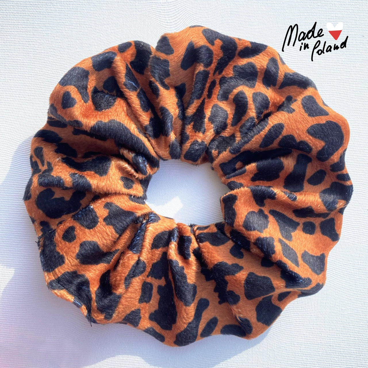 Scrunchie Welur XL - Leopard