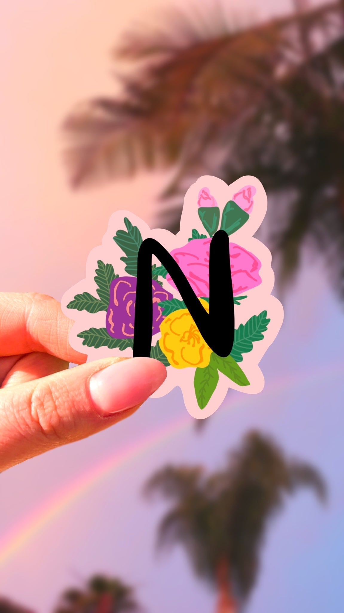 Sticker - Initial - N