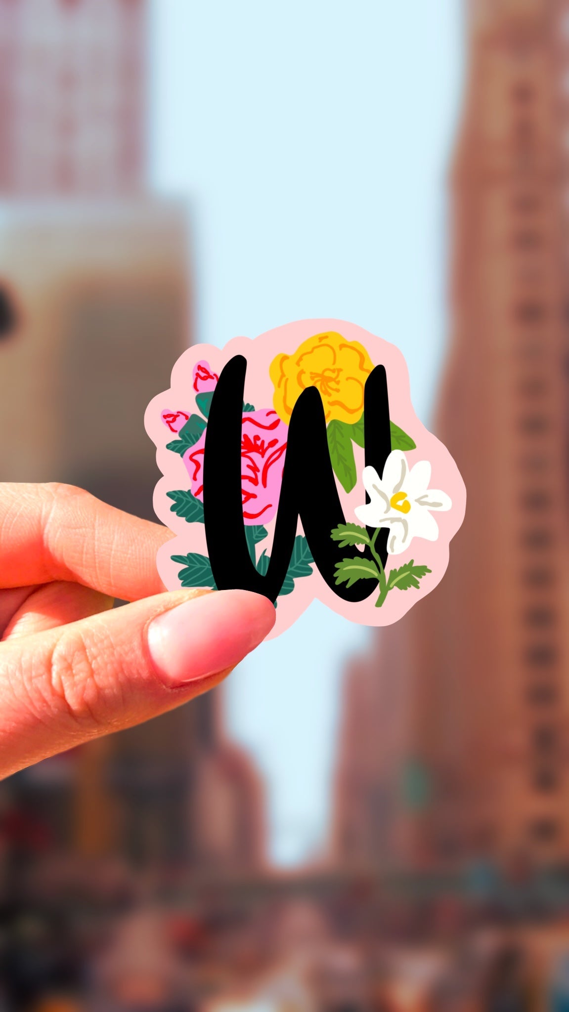 Sticker - Initial - W