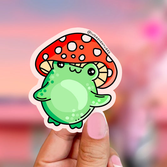 Sticker - Mushroom Frog